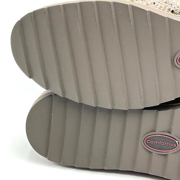 8.5W 8.5 WIDE WIDTH Comfortiva Womens Ryen Snake‎ Print Loafers Flats Shoes - Picture 9 of 11